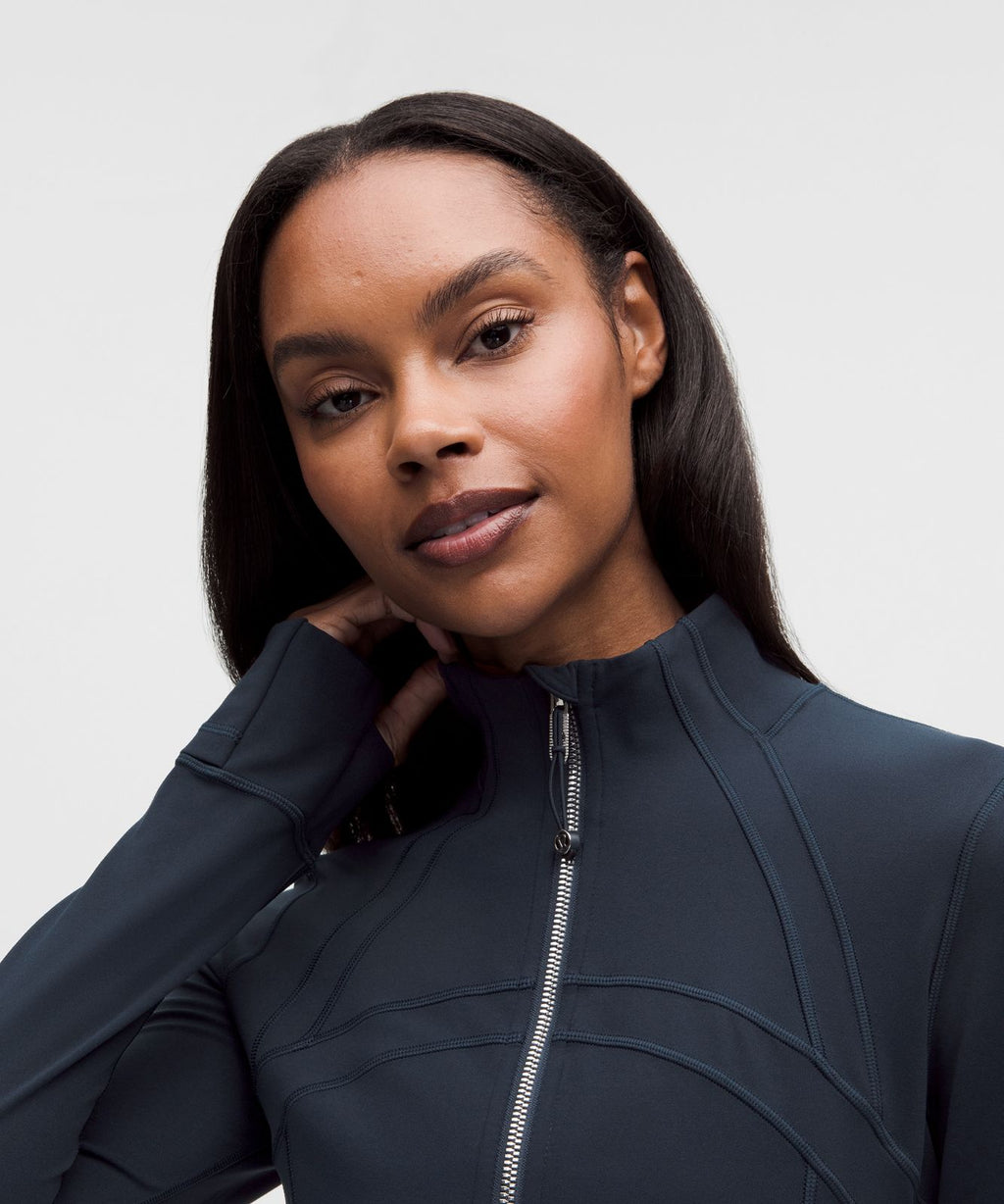 Define Cropped Jacket *Nulu True Navy/Mirror Silver/Mirror Silver