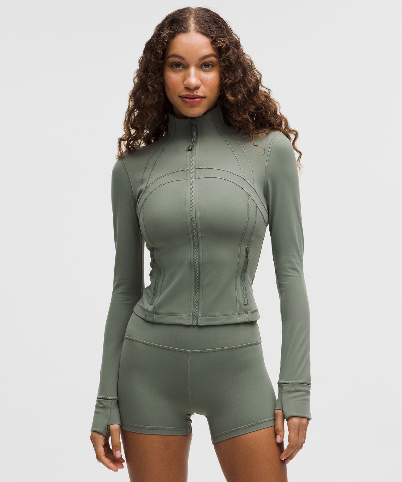 Define Cropped Jacket *Nulu Willow Leaf