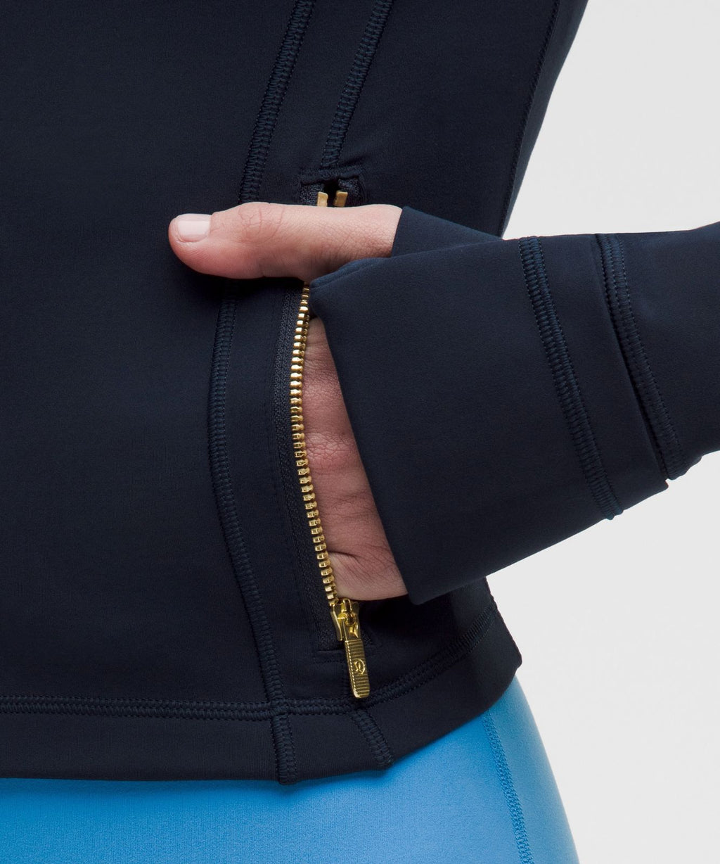 Define Cropped Jacket *Nulu True Navy/Gold/Gold