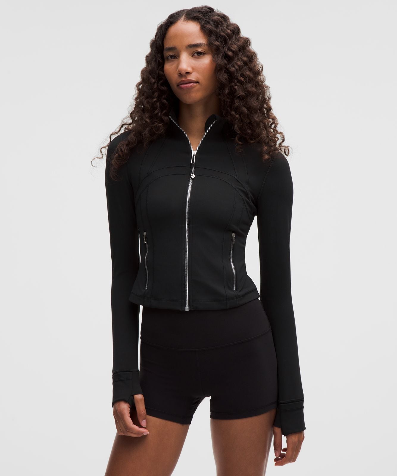 Define Cropped Jacket *Nulu Black/Mirror Silver/Mirror Silver