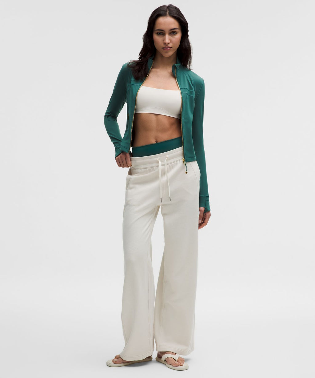 Define Cropped Jacket *Nulu Deep Marina/Gold/Gold