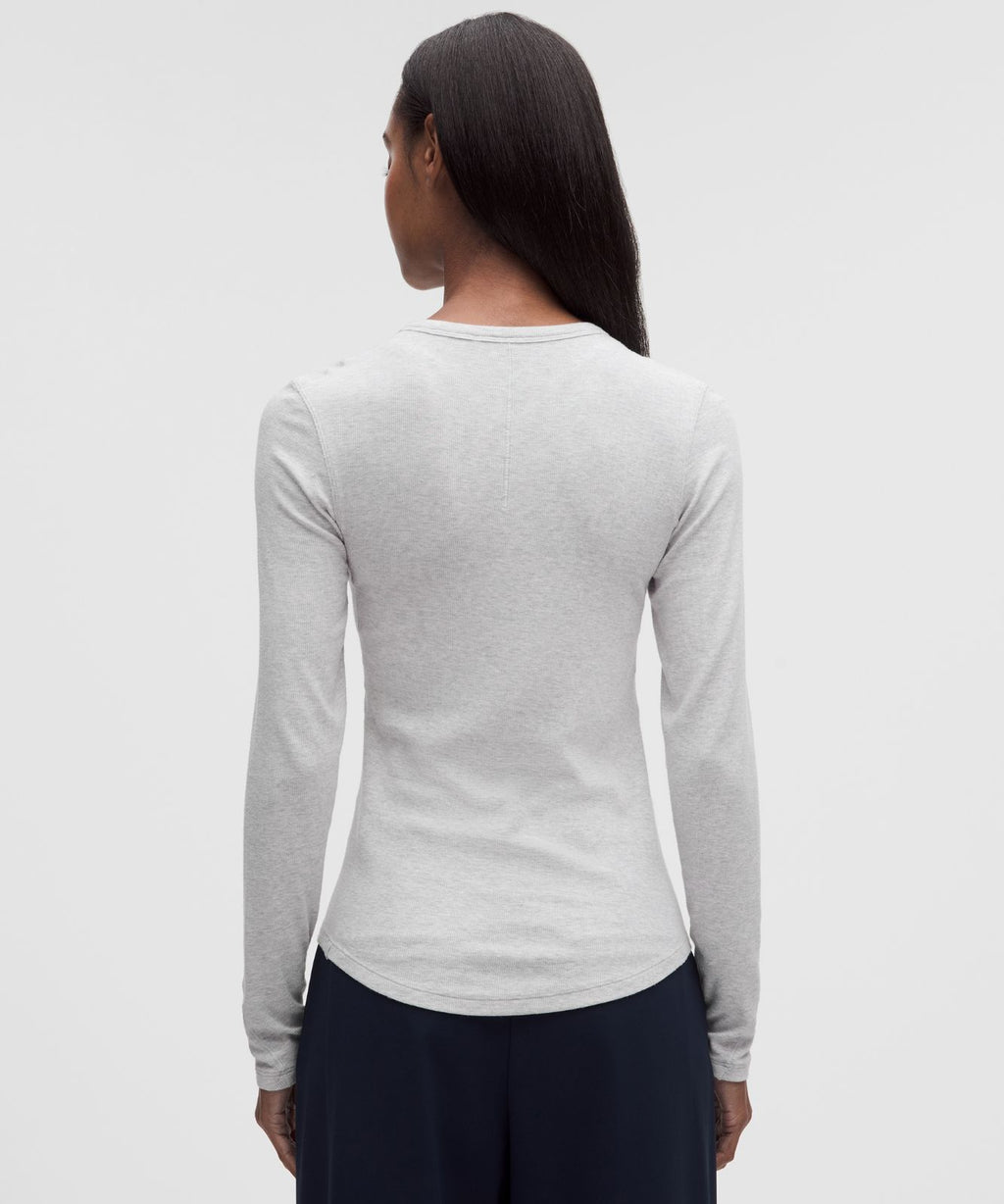 Hold Tight Long-Sleeve Shirt Heathered Core Ultra Light Grey