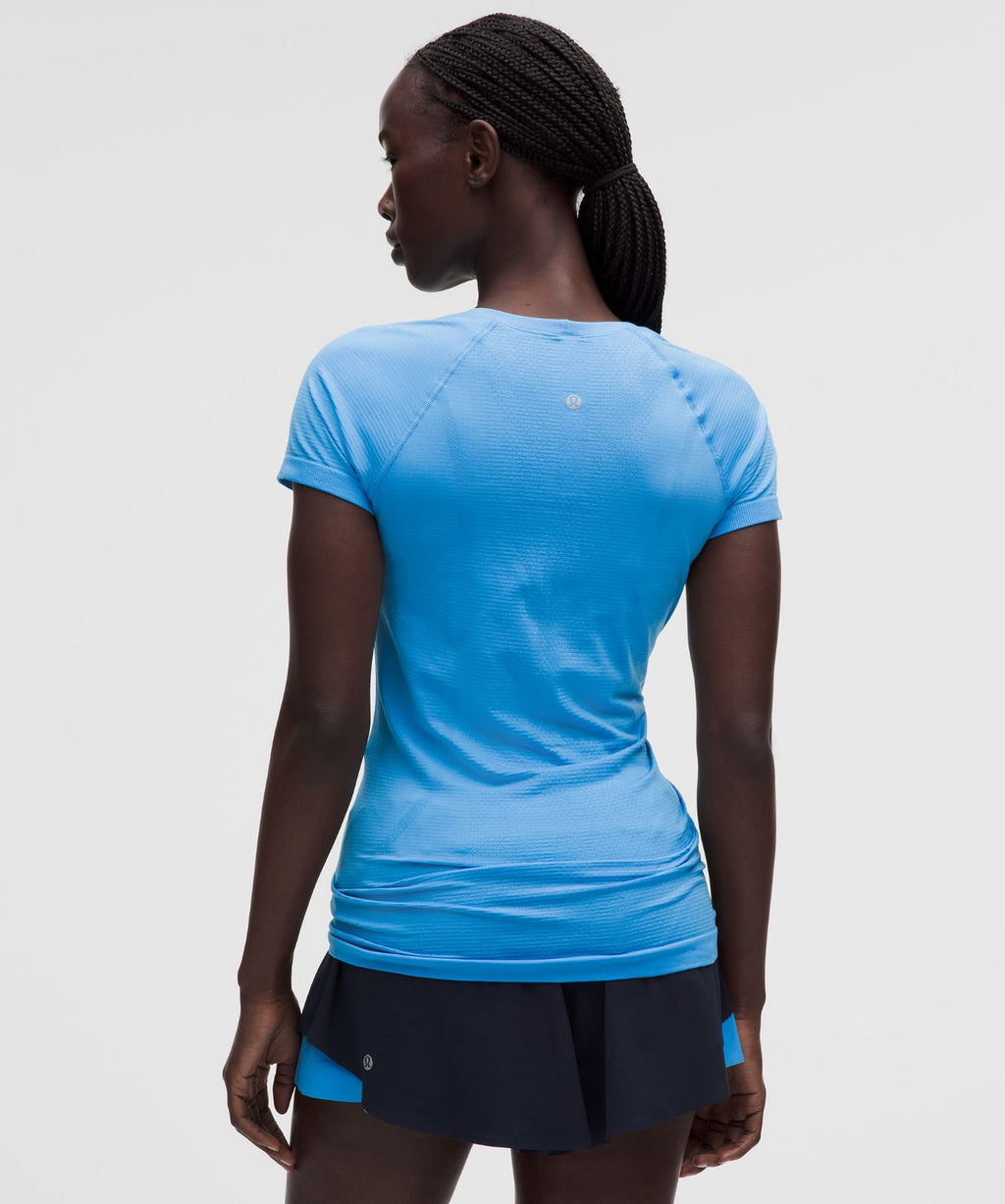 Swiftly Tech Short-Sleeve Shirt 2.0 *Hip Length Ocean Wave/Ocean Wave