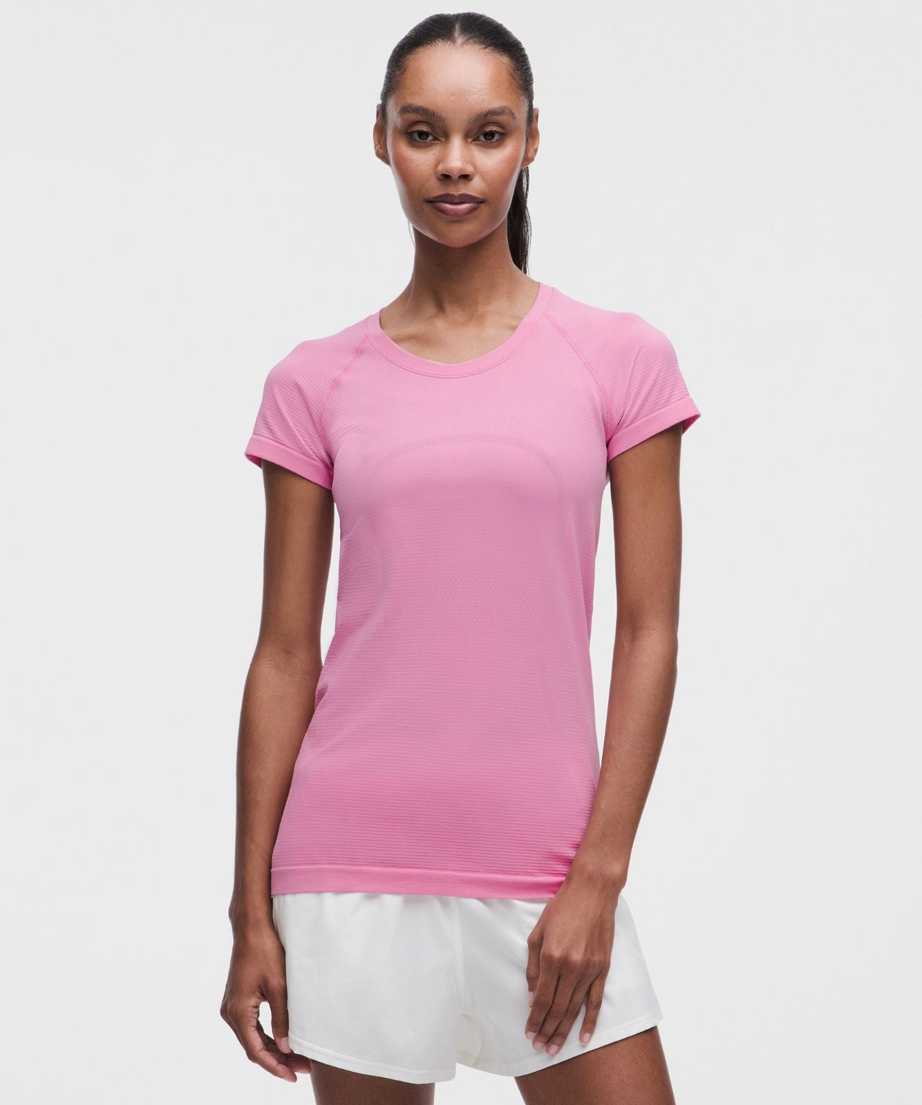 Swiftly Tech Short-Sleeve Shirt 2.0 *Hip Length Sweet Sorbet/Sweet Sorbet