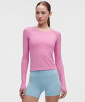 Swiftly Tech Long-Sleeve Shirt 2.0 *Waist Length Sweet Sorbet/Sweet Sorbet
