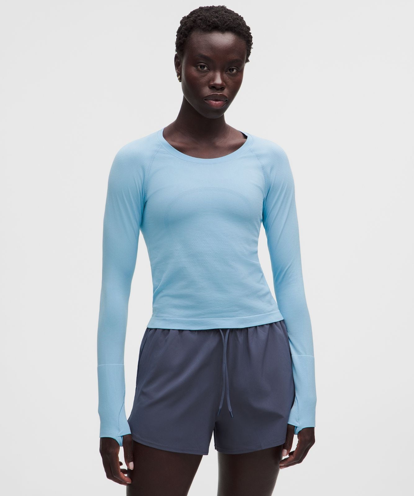 Swiftly Tech Long-Sleeve Shirt 2.0 *Waist Length Dreamy Blue/Dreamy Blue