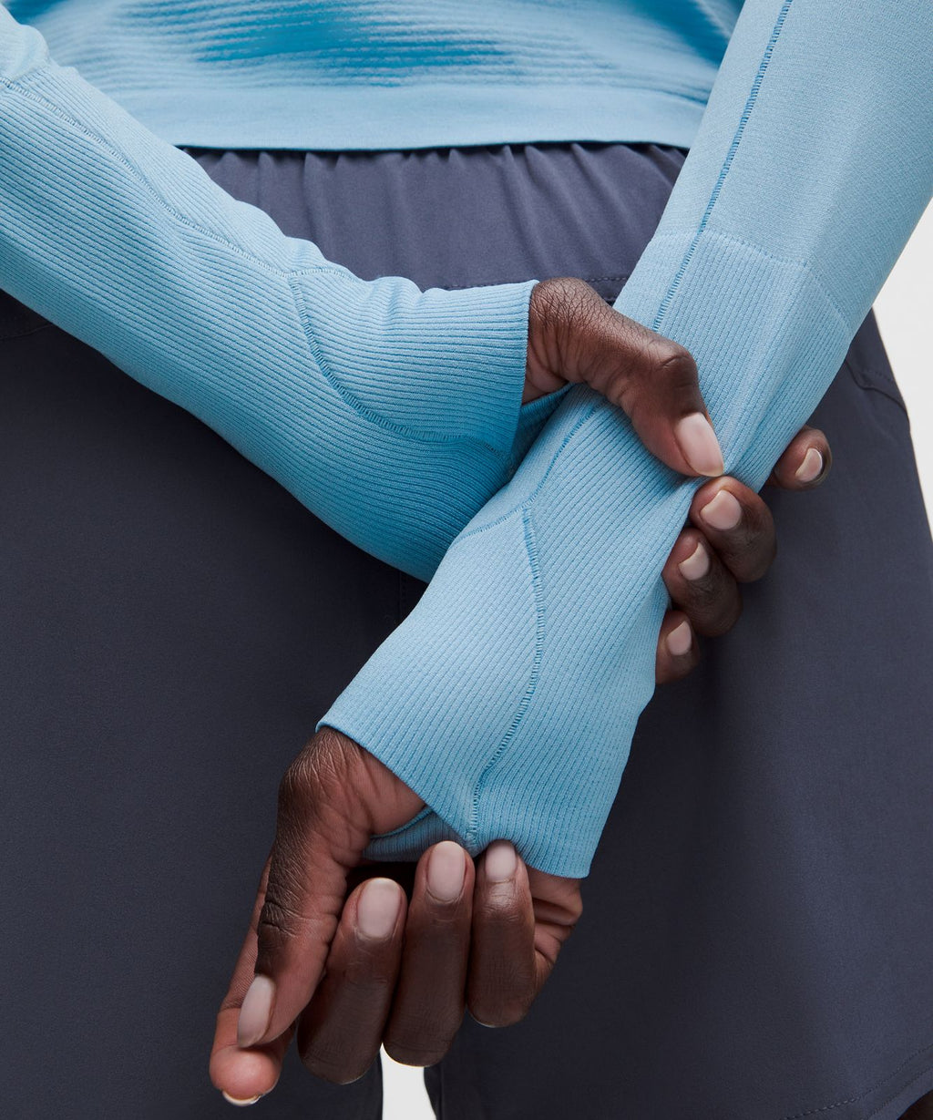Swiftly Tech Long-Sleeve Shirt 2.0 *Waist Length Dreamy Blue/Dreamy Blue