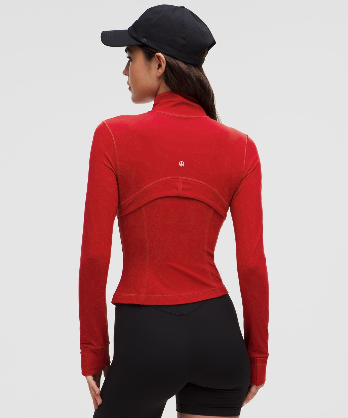 Define Cropped Jacket *Nulu Dark Red