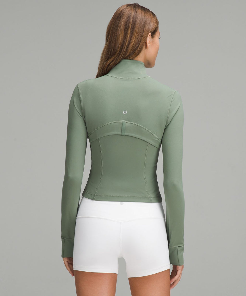Define Cropped Jacket *Nulu Grey Eucalyptus