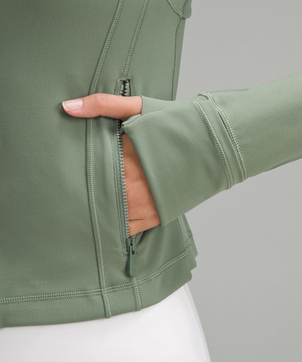 Define Cropped Jacket *Nulu Grey Eucalyptus