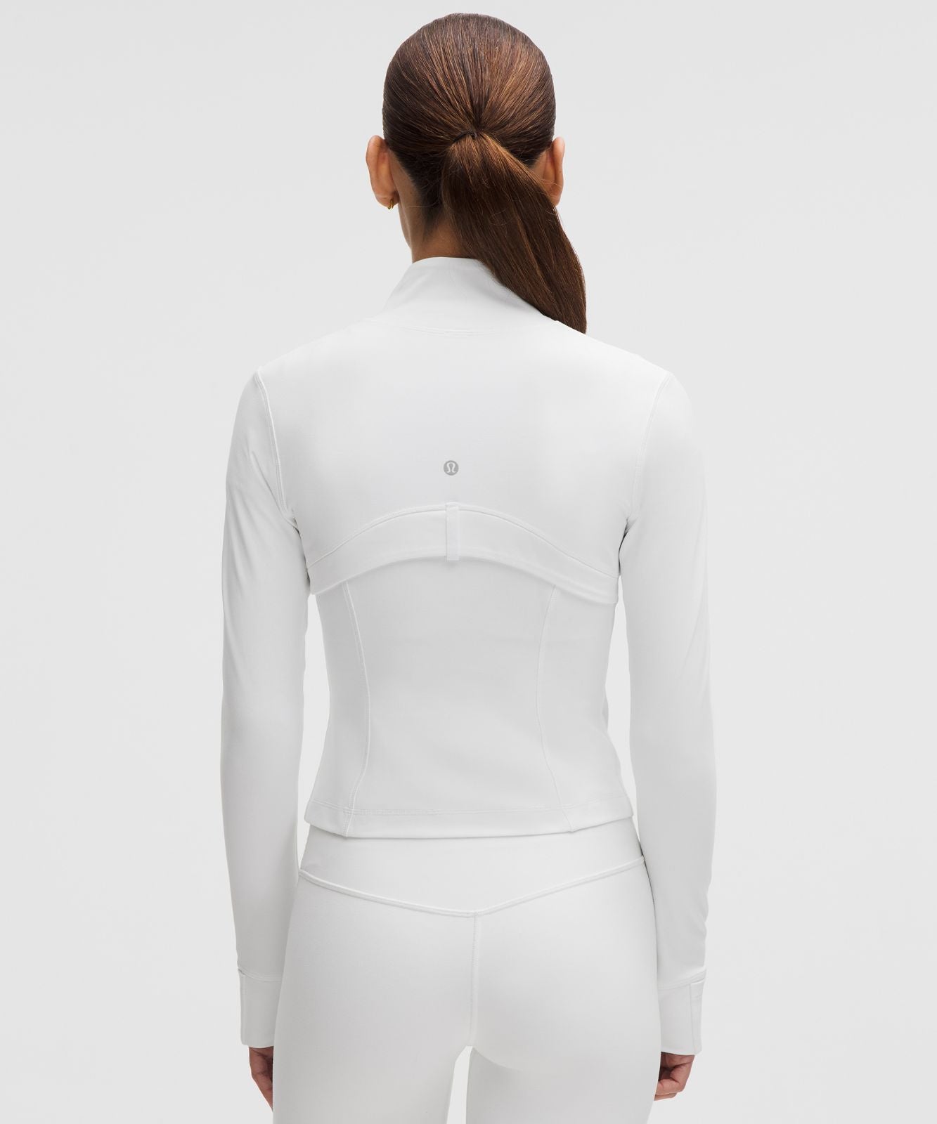 Define Cropped Jacket *Nulu White/Mirror Silver/Mirror Silver