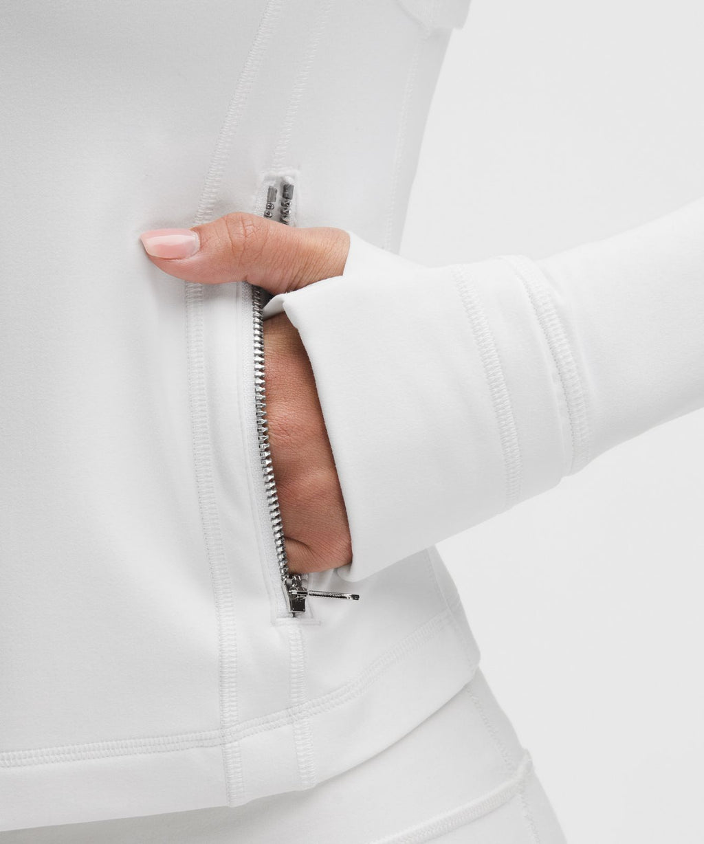Define Cropped Jacket *Nulu White/Mirror Silver/Mirror Silver
