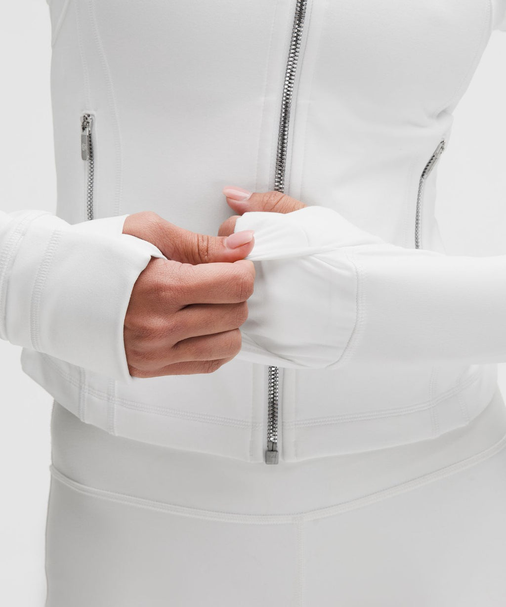 Define Cropped Jacket *Nulu White/Mirror Silver/Mirror Silver