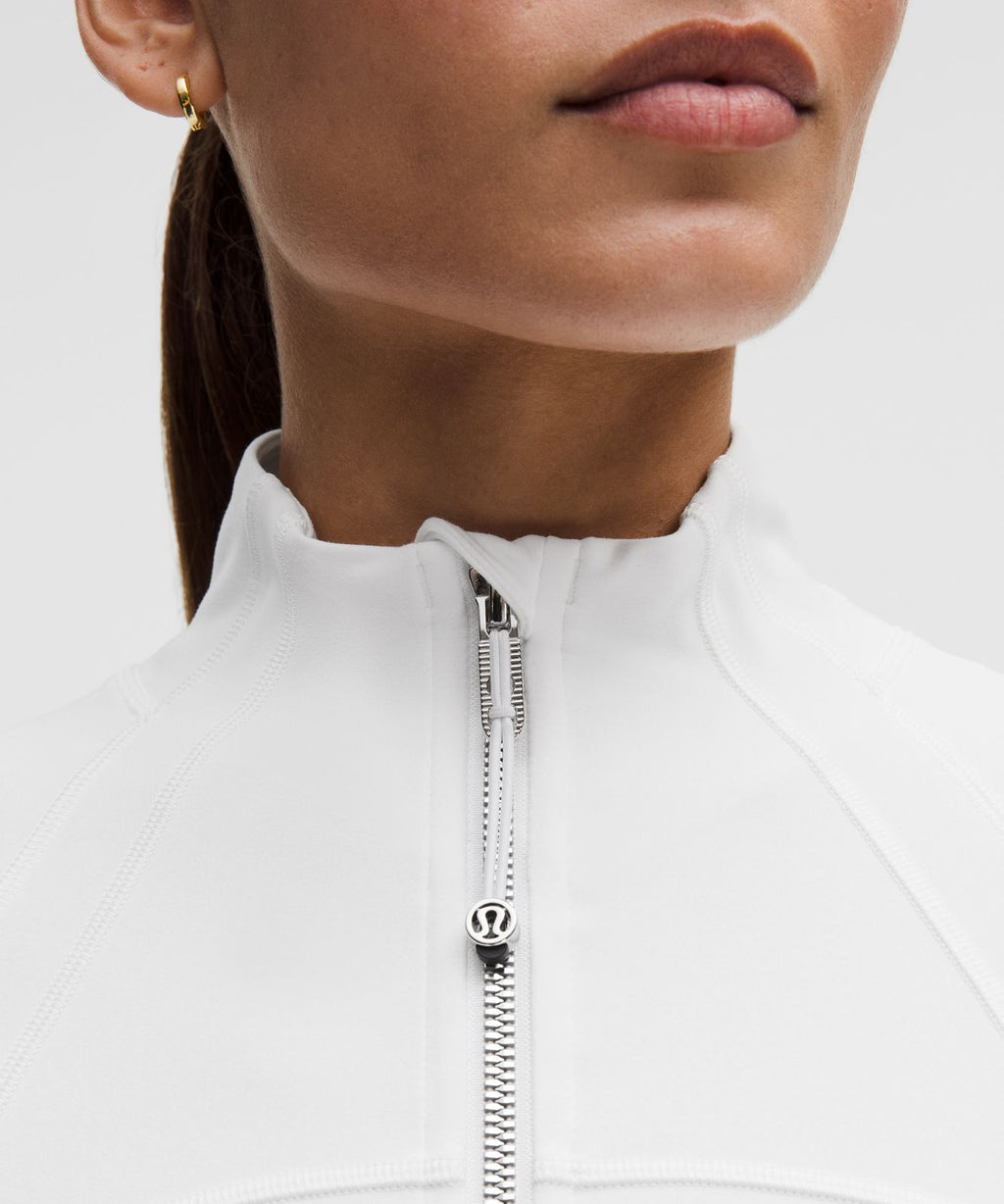 Define Cropped Jacket *Nulu White/Mirror Silver/Mirror Silver