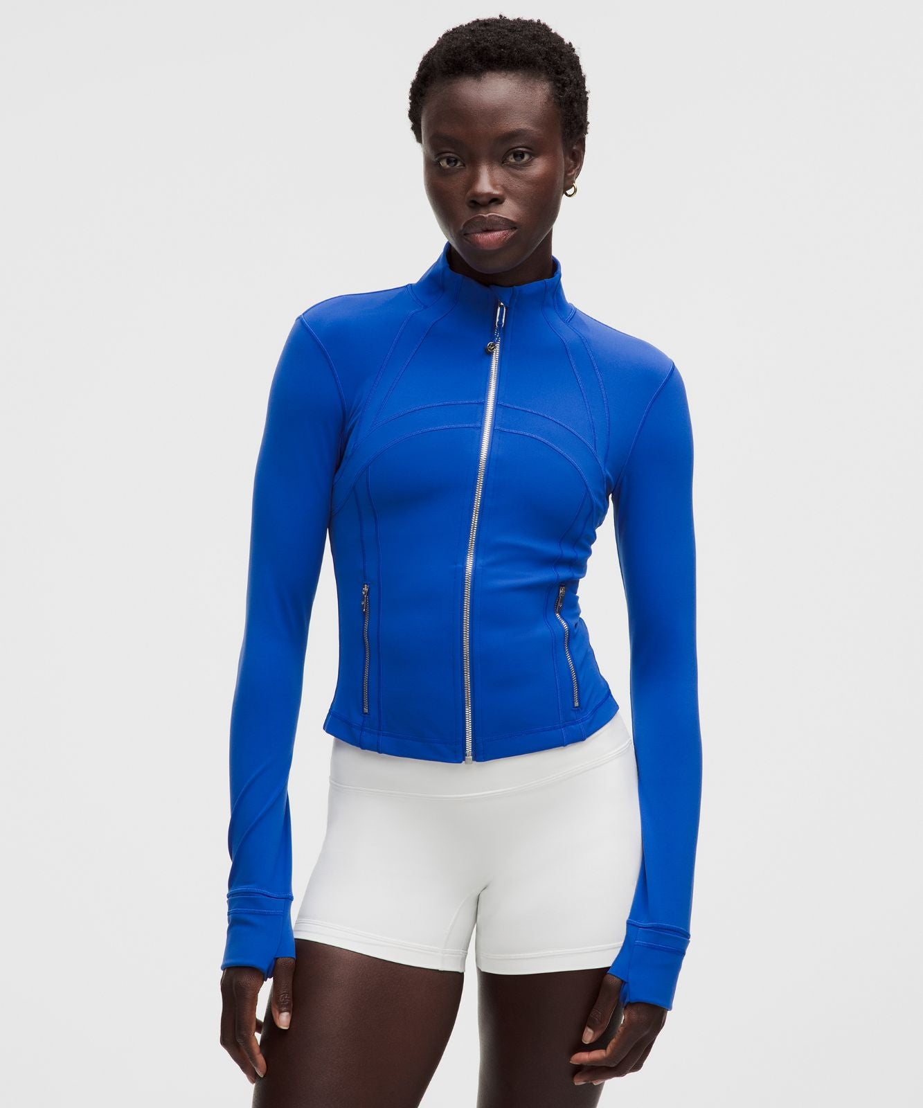 Define Cropped Jacket *Nulu Beach Ball Blue/Mirror Silver/Mirror Silver