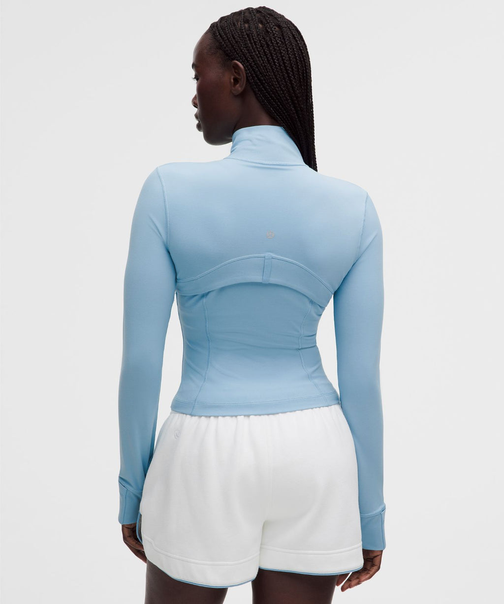 Define Cropped Jacket *Nulu Dreamy Blue/Mirror Silver/Mirror Silver