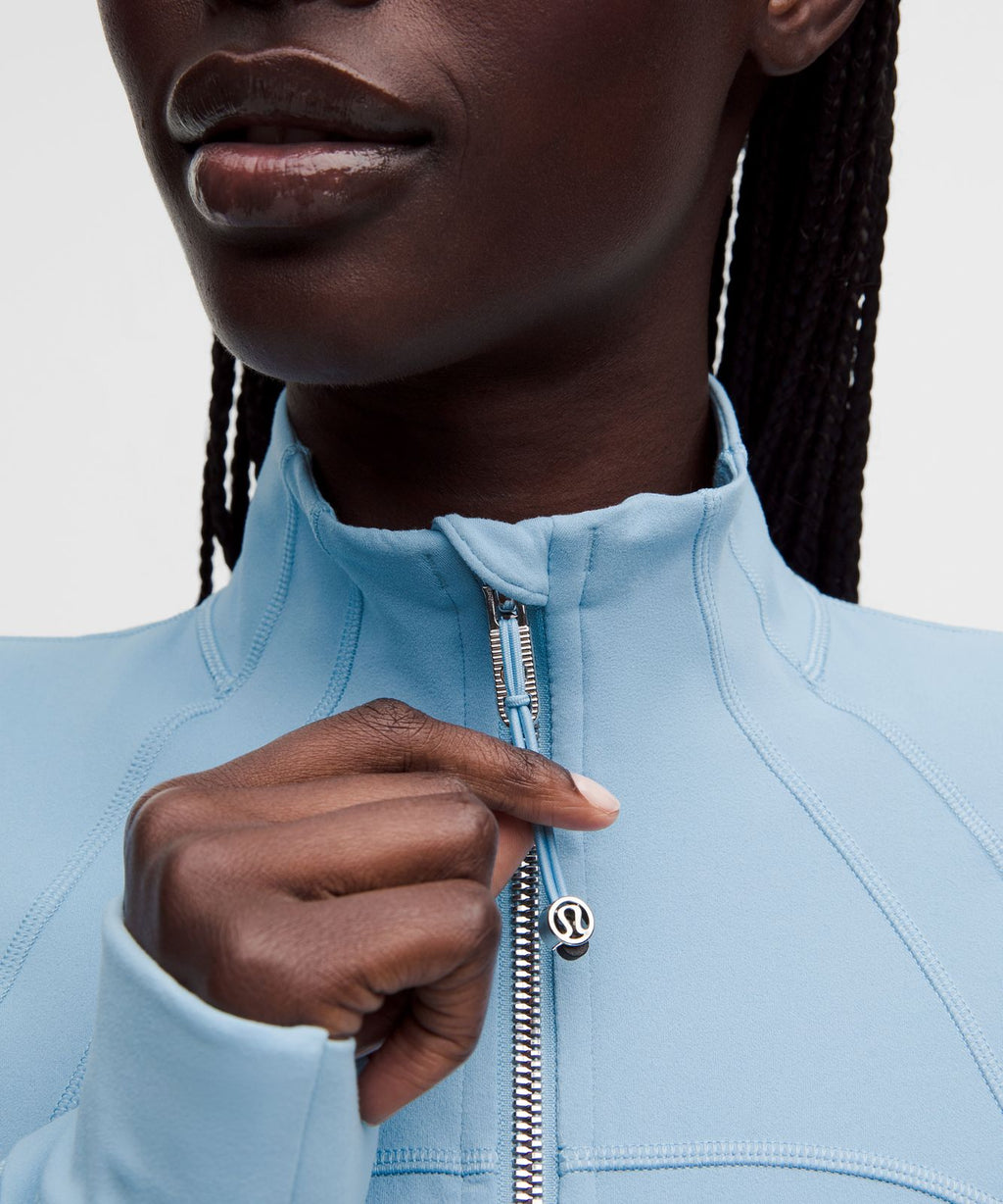 Define Cropped Jacket *Nulu Dreamy Blue/Mirror Silver/Mirror Silver