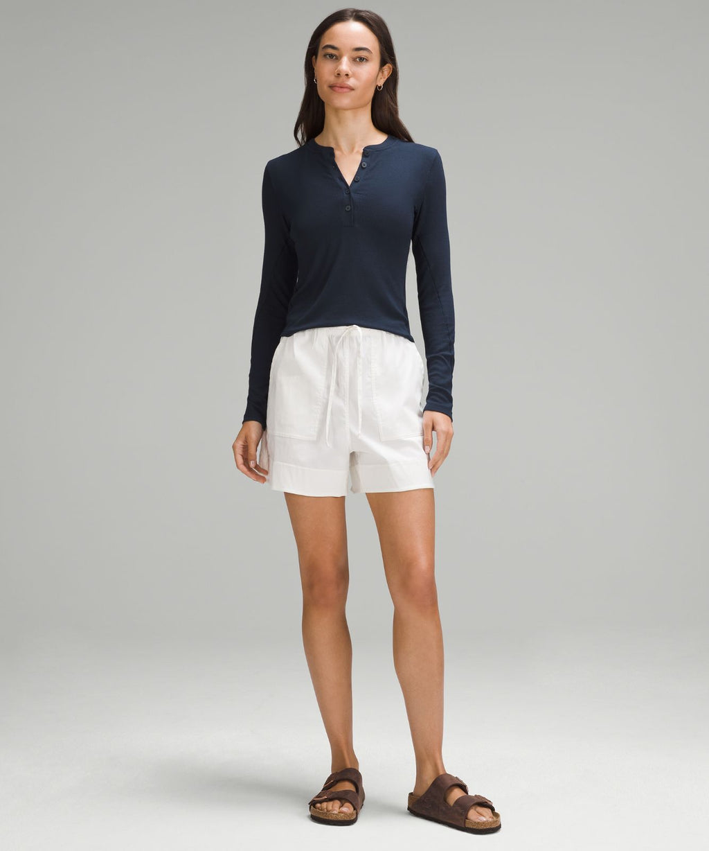 Hold Tight Long-Sleeve Henley True Navy