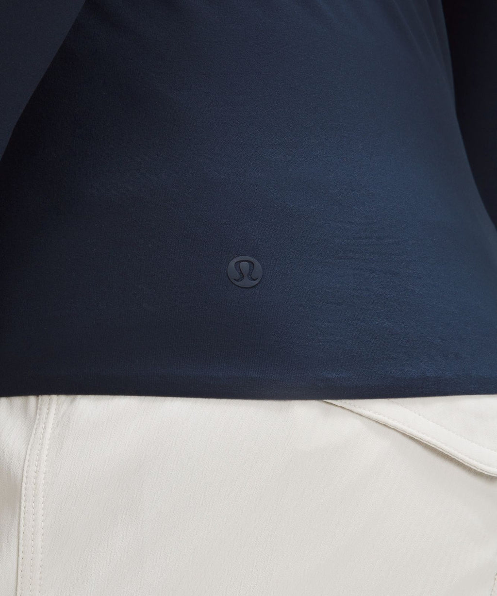 Wundermost Ultra-Soft Nulu Crewneck Long-Sleeve Shirt True Navy
