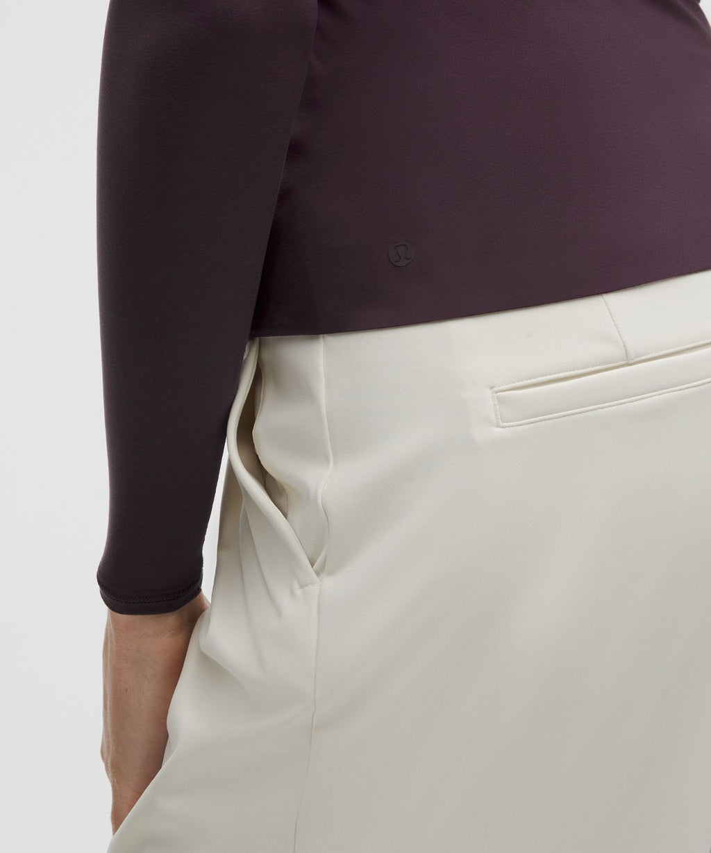 Wundermost Ultra-Soft Nulu Crewneck Long-Sleeve Shirt Black Plum