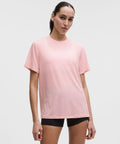 Jersey Training Short-Sleeve Shirt Pink Pearl