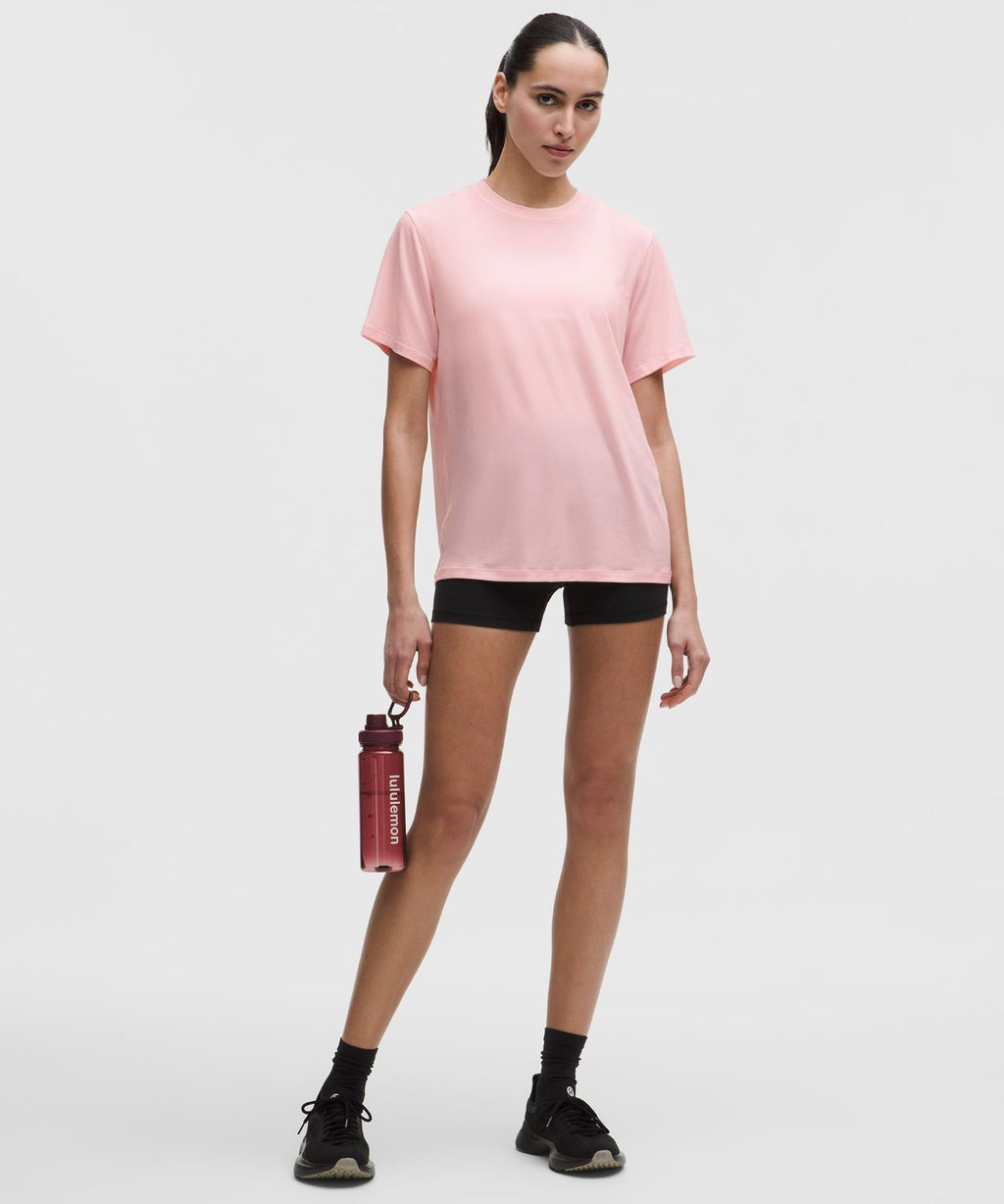 Jersey Training Short-Sleeve Shirt Pink Pearl