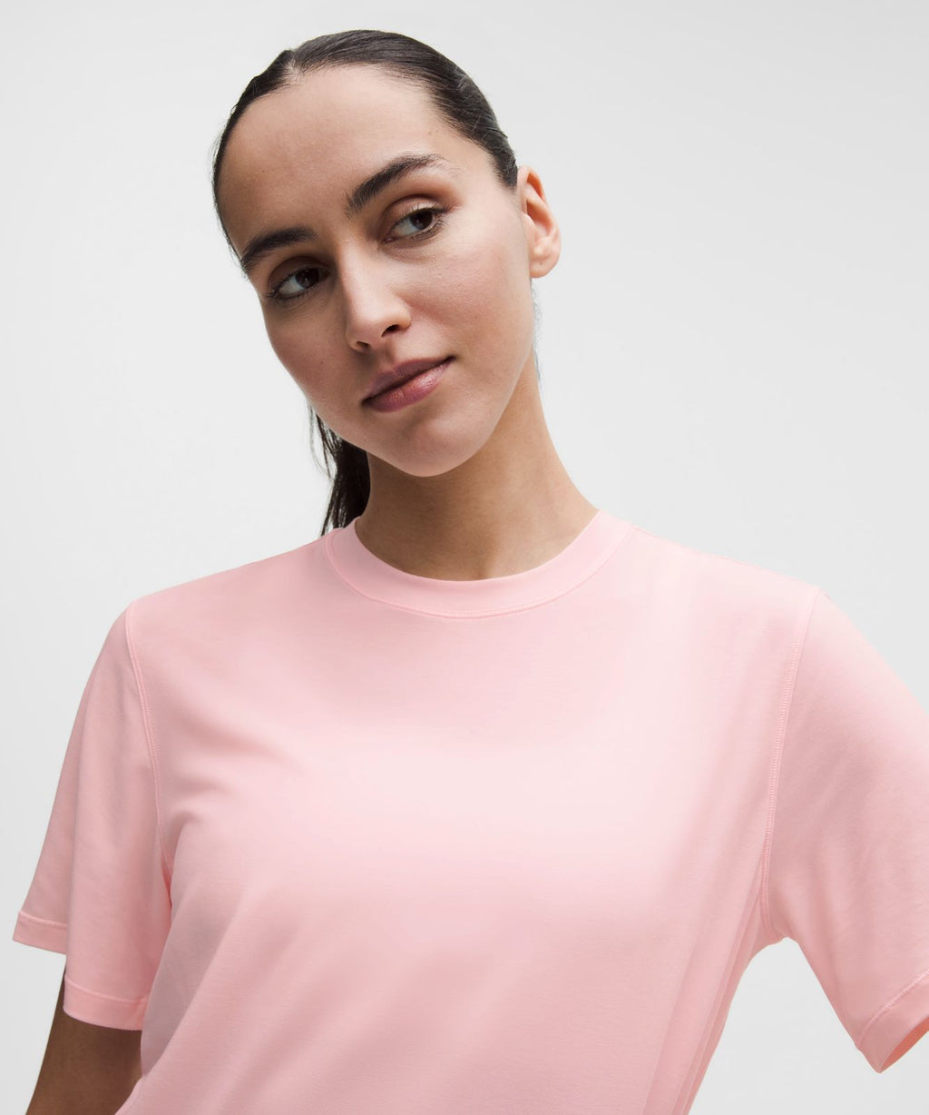 Jersey Training Short-Sleeve Shirt Pink Pearl