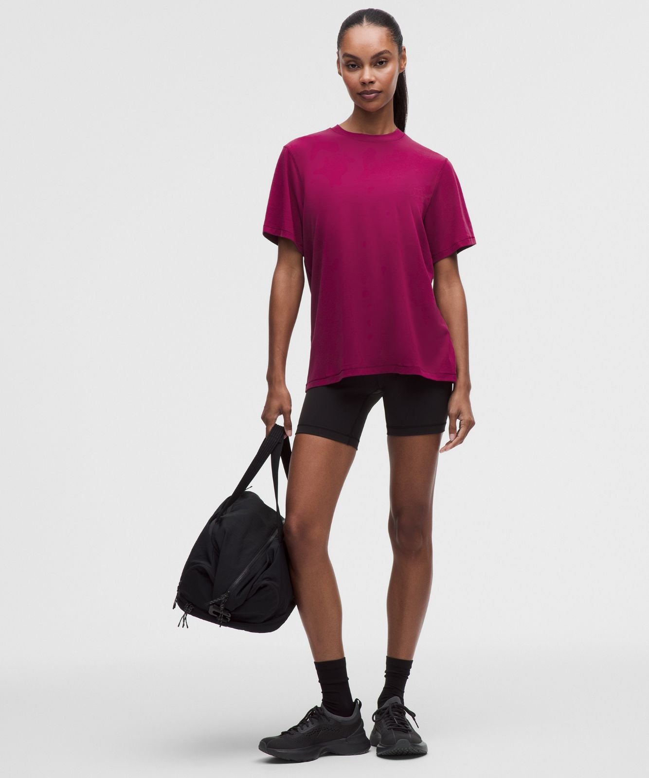 Jersey Training Short-Sleeve Shirt Raspberry Rave