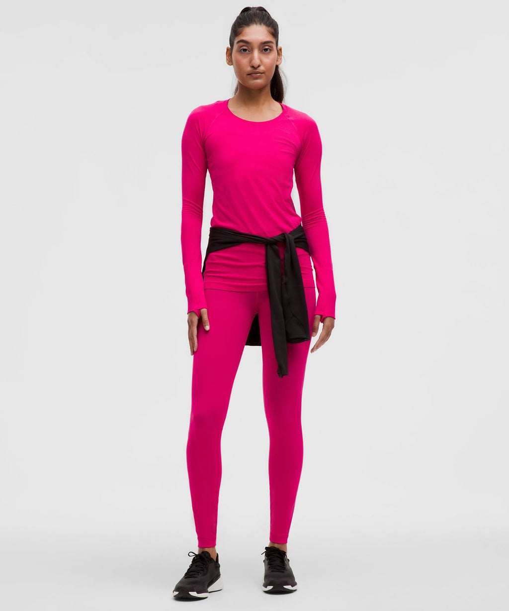 Swiftly Tech Long-Sleeve Shirt 2.0 *Hip Length Passionate/Passionate