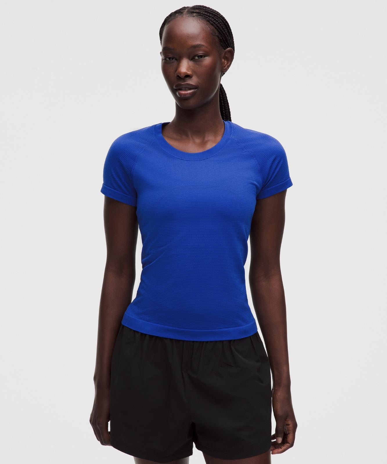 Swiftly Tech Short-Sleeve Shirt 2.0 *Waist Length Beach Ball Blue/Beach Ball Blue