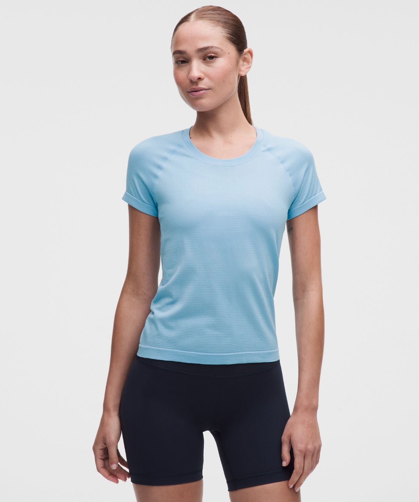 Swiftly Tech Short-Sleeve Shirt 2.0 *Waist Length Dreamy Blue/Dreamy Blue