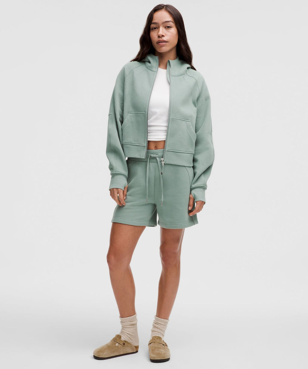Scuba Oversized Full-Zip Hoodie Crater Blue