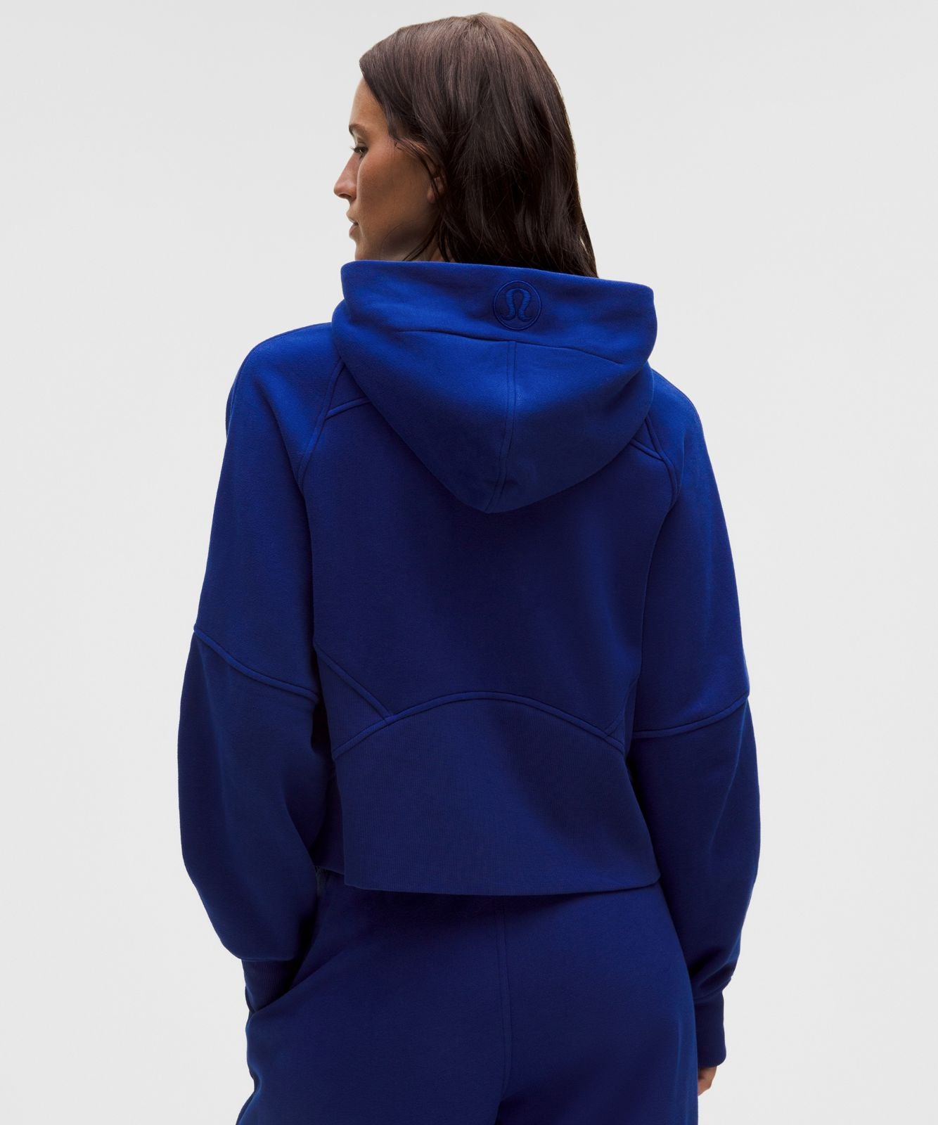 Scuba Oversized Full-Zip Hoodie Deep Sea Blue/Silver