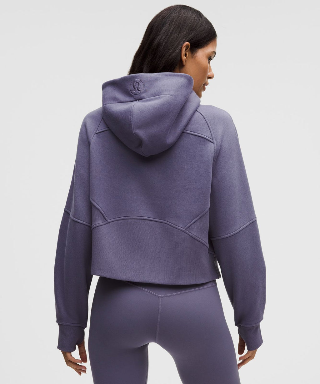 Scuba Oversized Full-Zip Hoodie Grape Mist/Silver