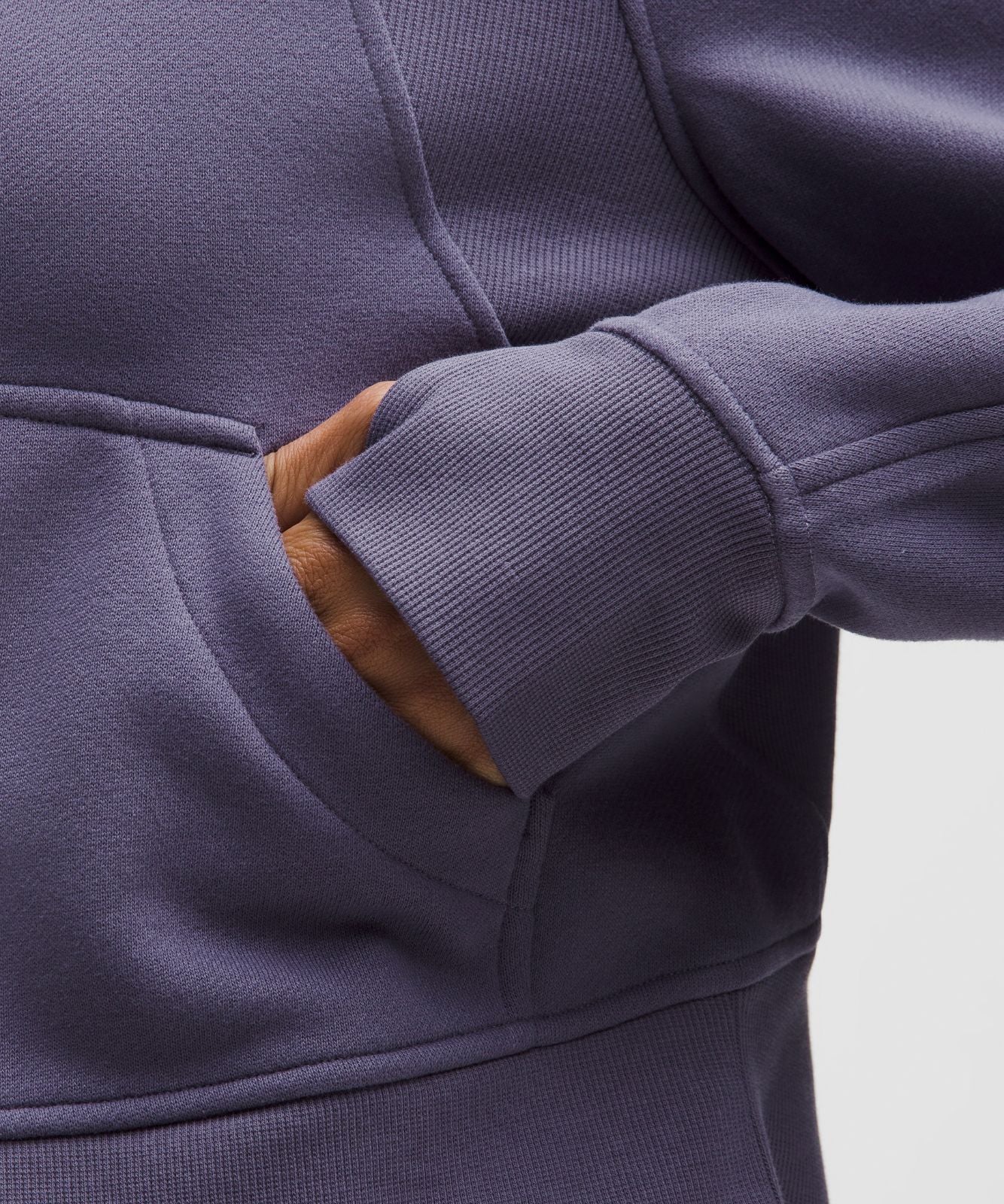 Scuba Oversized Full-Zip Hoodie Grape Mist/Silver