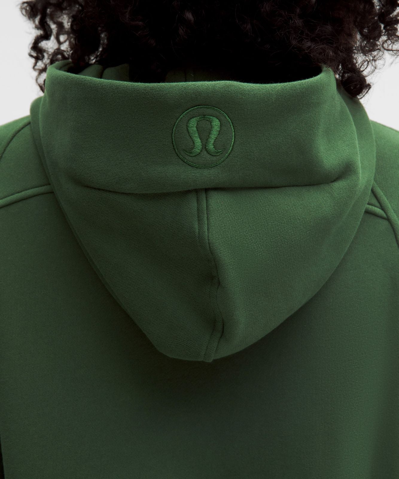 Scuba Oversized Full-Zip Hoodie Ivy Grove/Gold