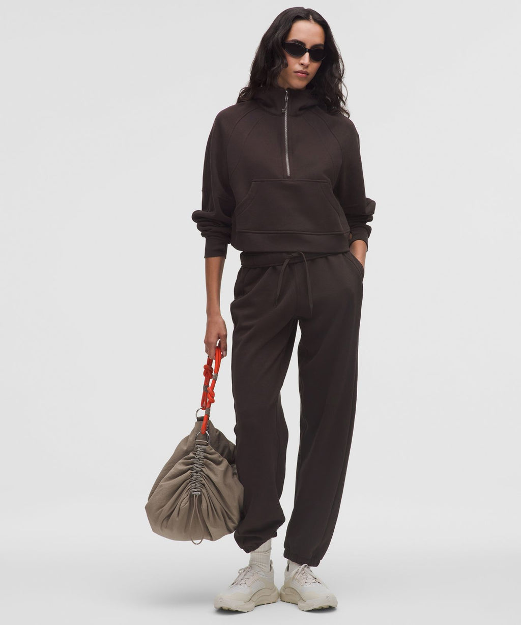 Scuba Oversized Half-Zip Hoodie Sequoia