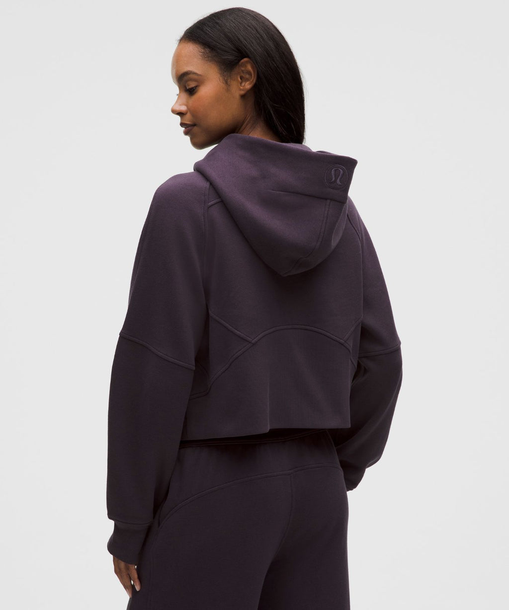 Scuba Oversized Half-Zip Hoodie Atmospheric Purple