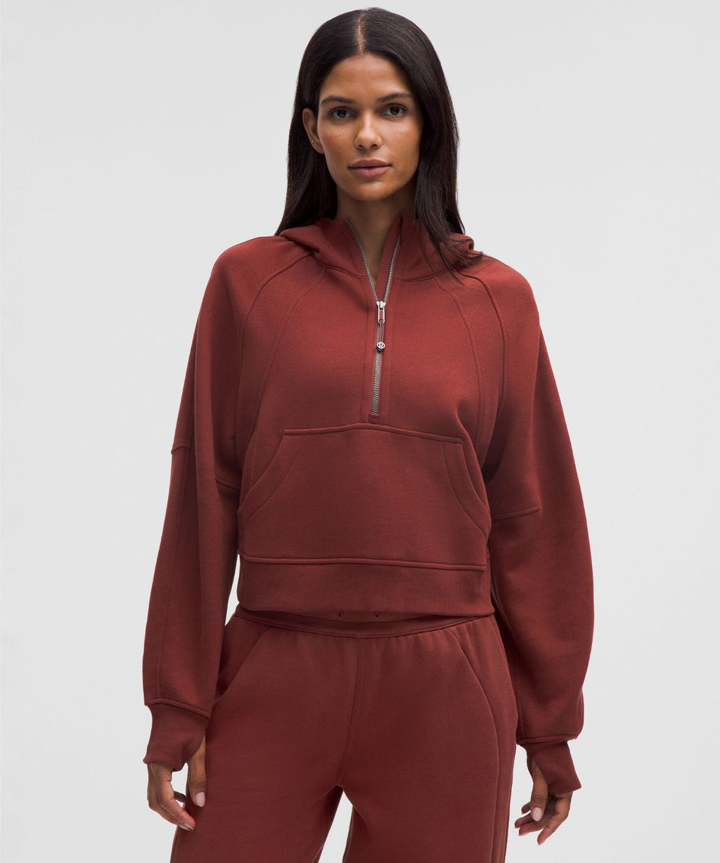 Scuba Oversized Half-Zip Hoodie Rockwood
