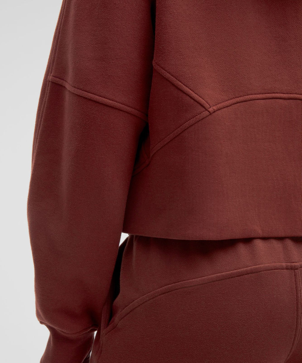 Scuba Oversized Half-Zip Hoodie Rockwood