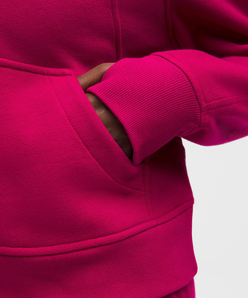 Scuba Oversized Half-Zip Hoodie Berry Rumble/Gold