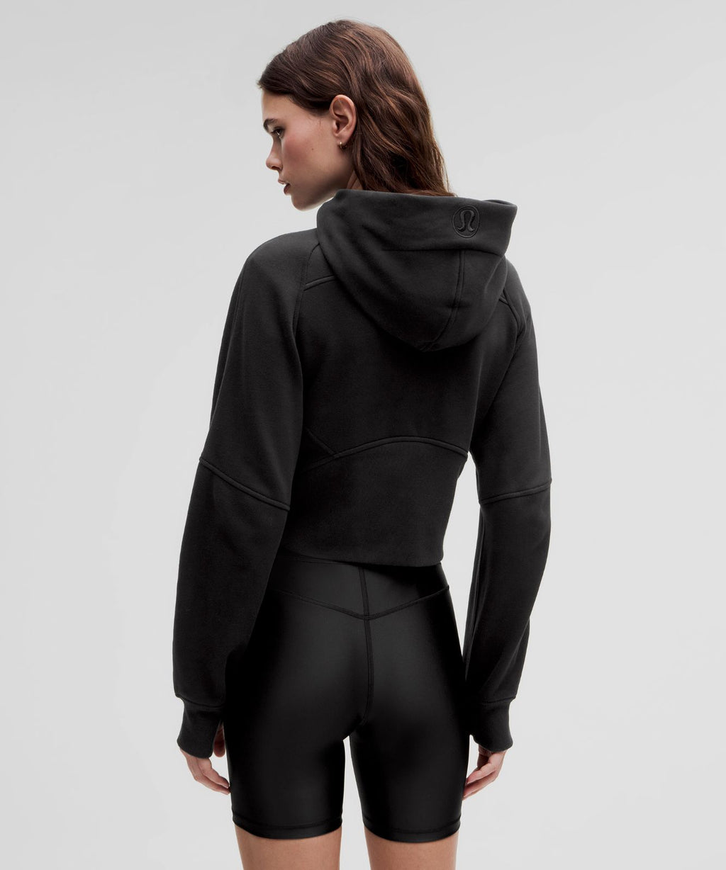 Scuba Oversized Half-Zip Hoodie Black/Gold
