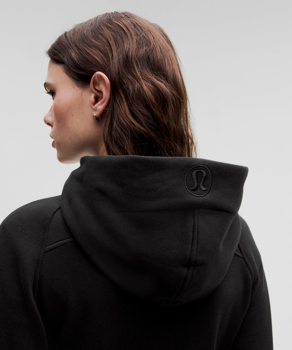 Scuba Oversized Half-Zip Hoodie Black/Gold