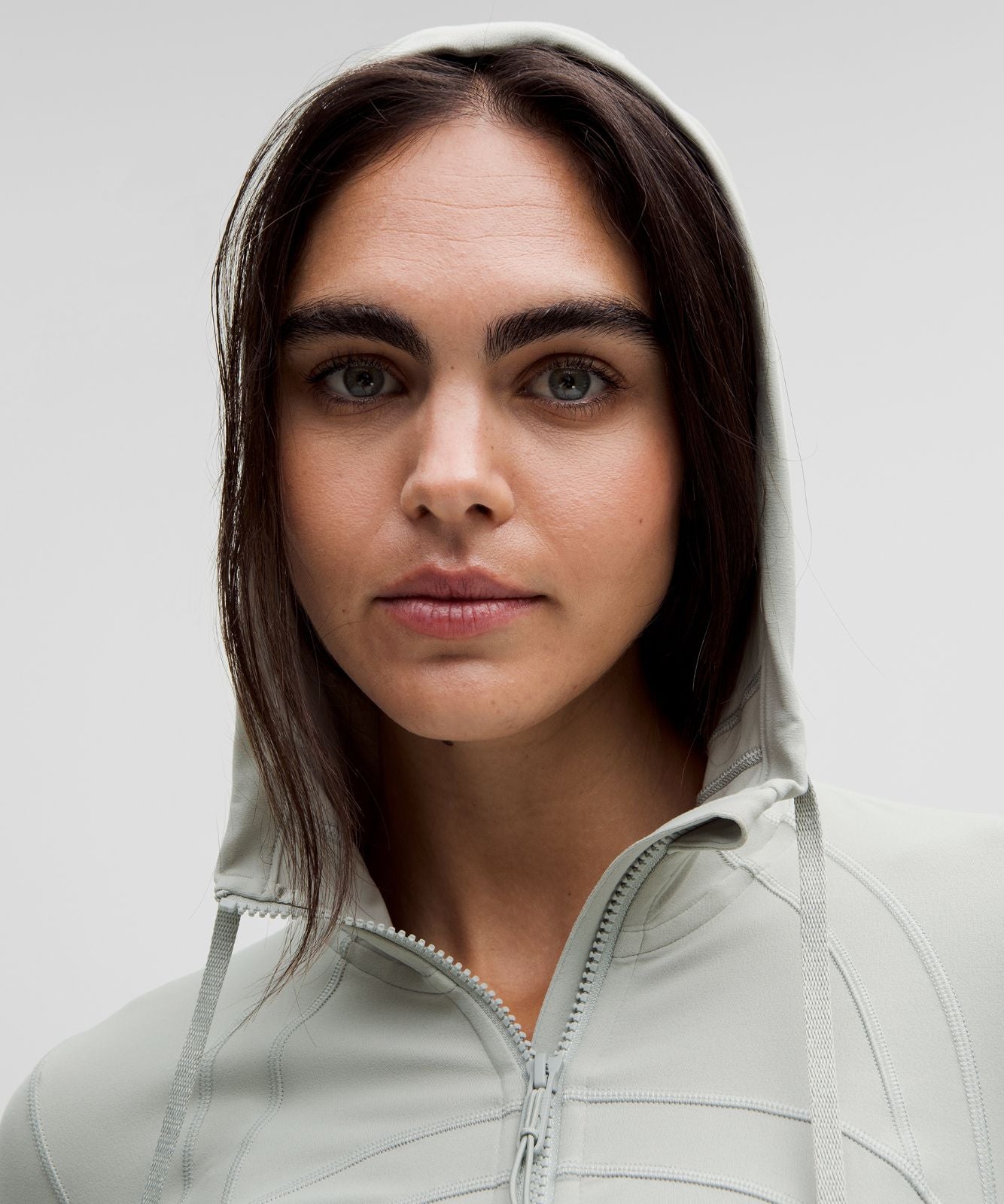 Define Hooded Jacket *Nulu Jade Grey
