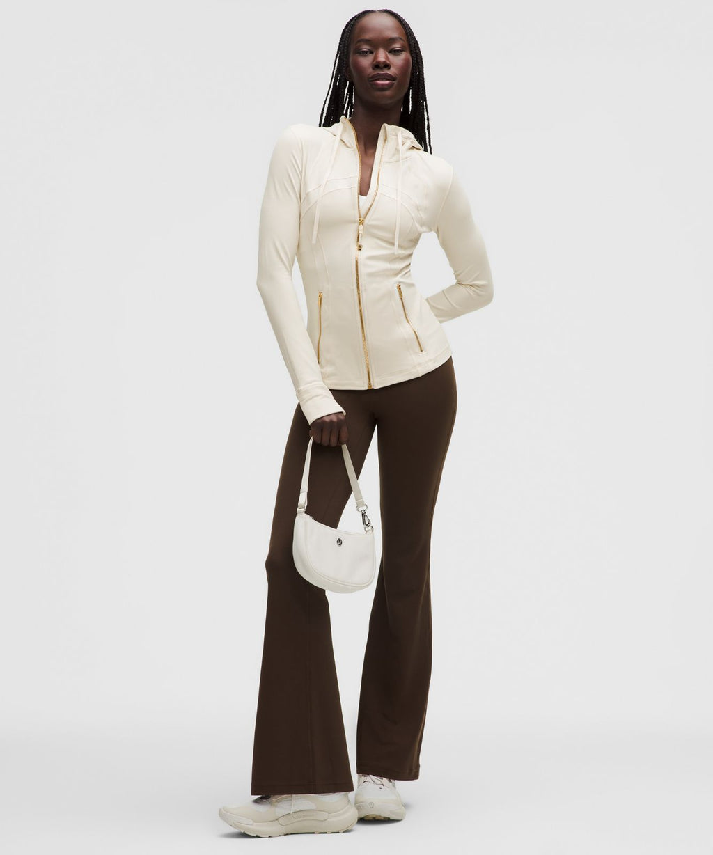 Define Hooded Jacket *Nulu Light Ivory/Gold/Gold