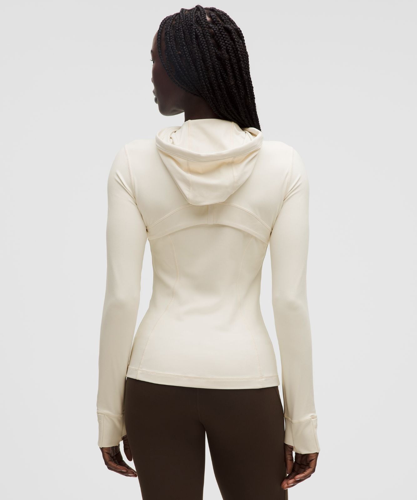 Define Hooded Jacket *Nulu Light Ivory/Gold/Gold