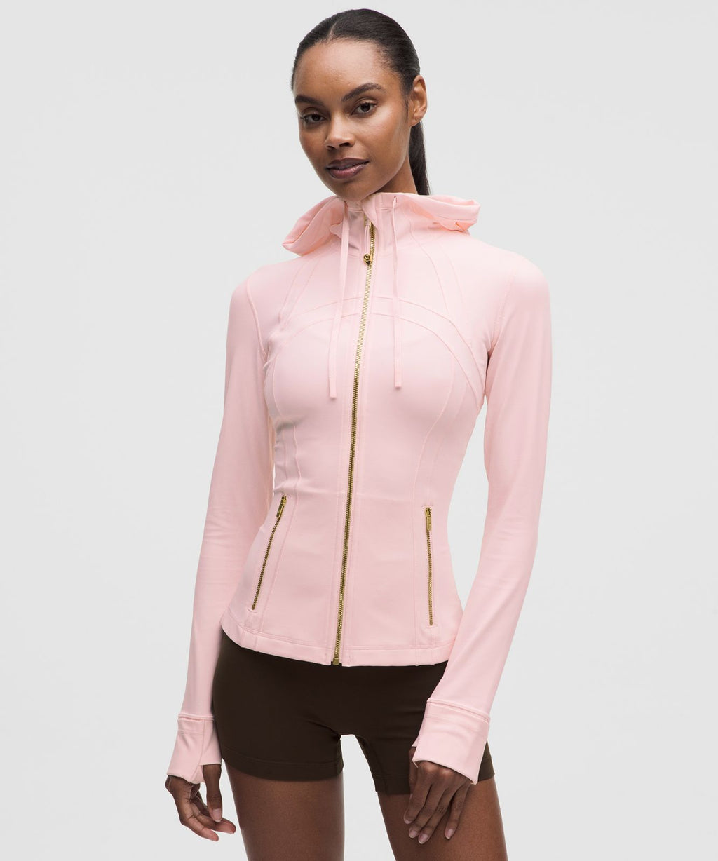 Define Hooded Jacket *Nulu Pink Pearl/Gold/Gold
