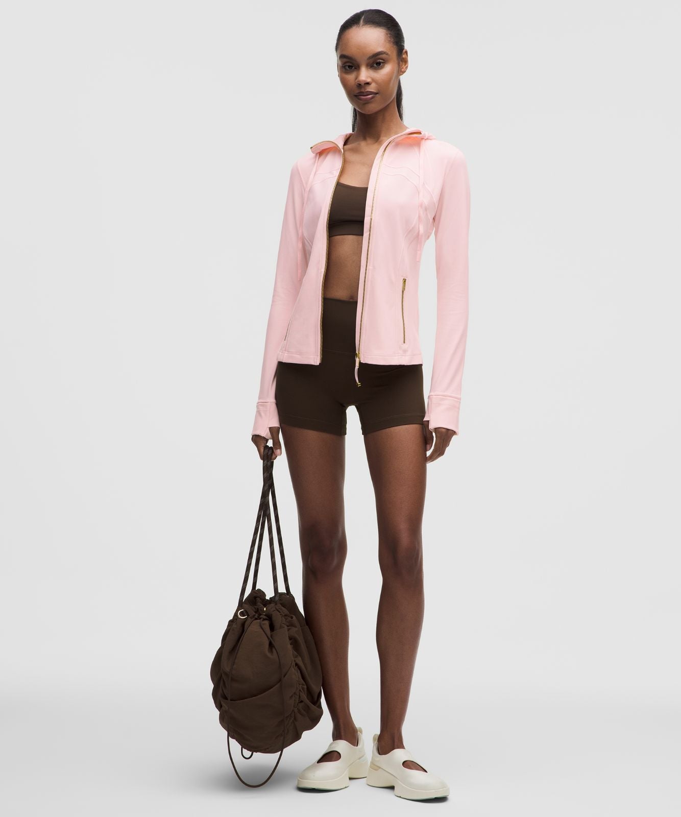 Define Hooded Jacket *Nulu Pink Pearl/Gold/Gold