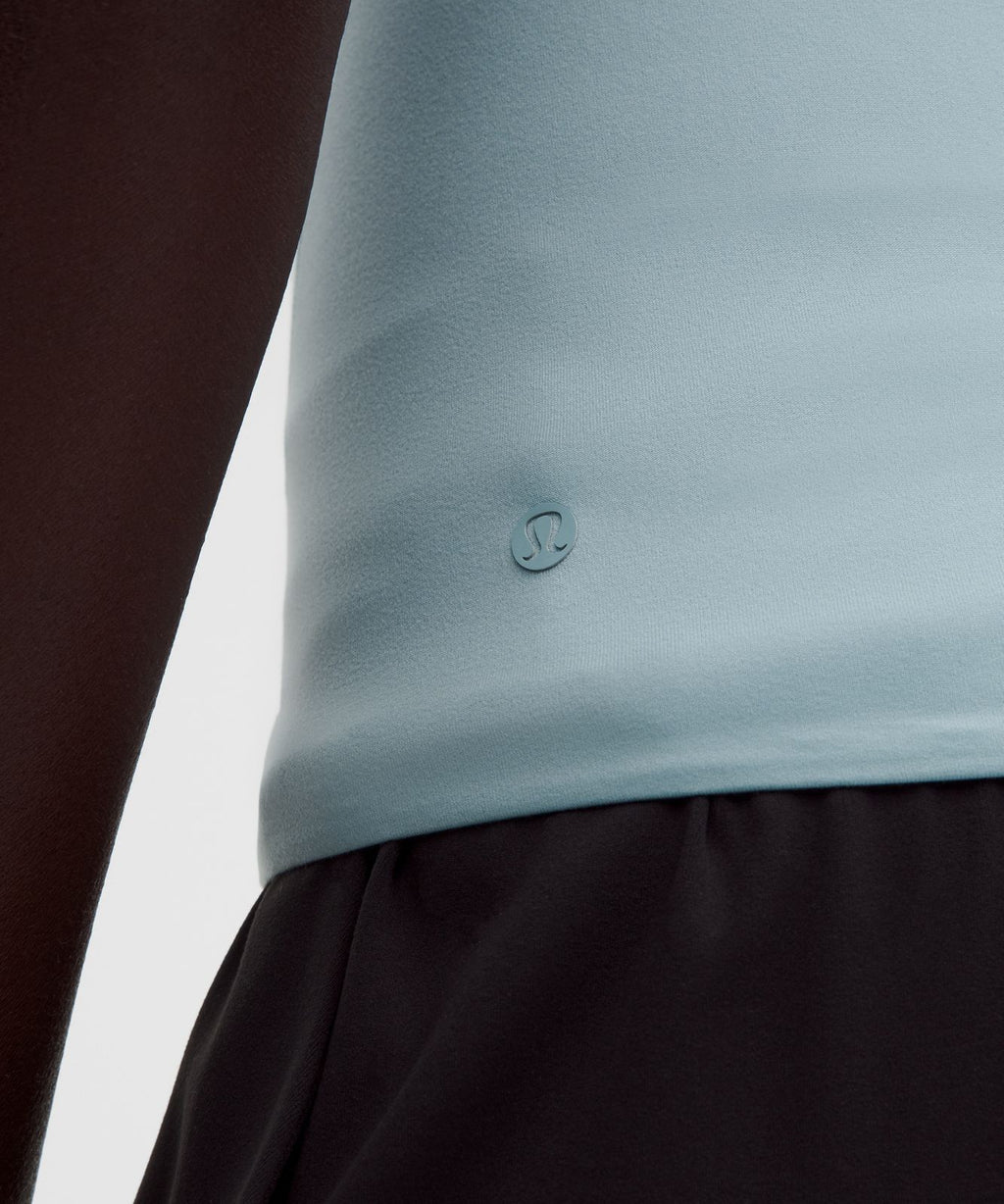Wundermost Ultra-Soft Nulu Hip-Length Crewneck Shirt Seafoam