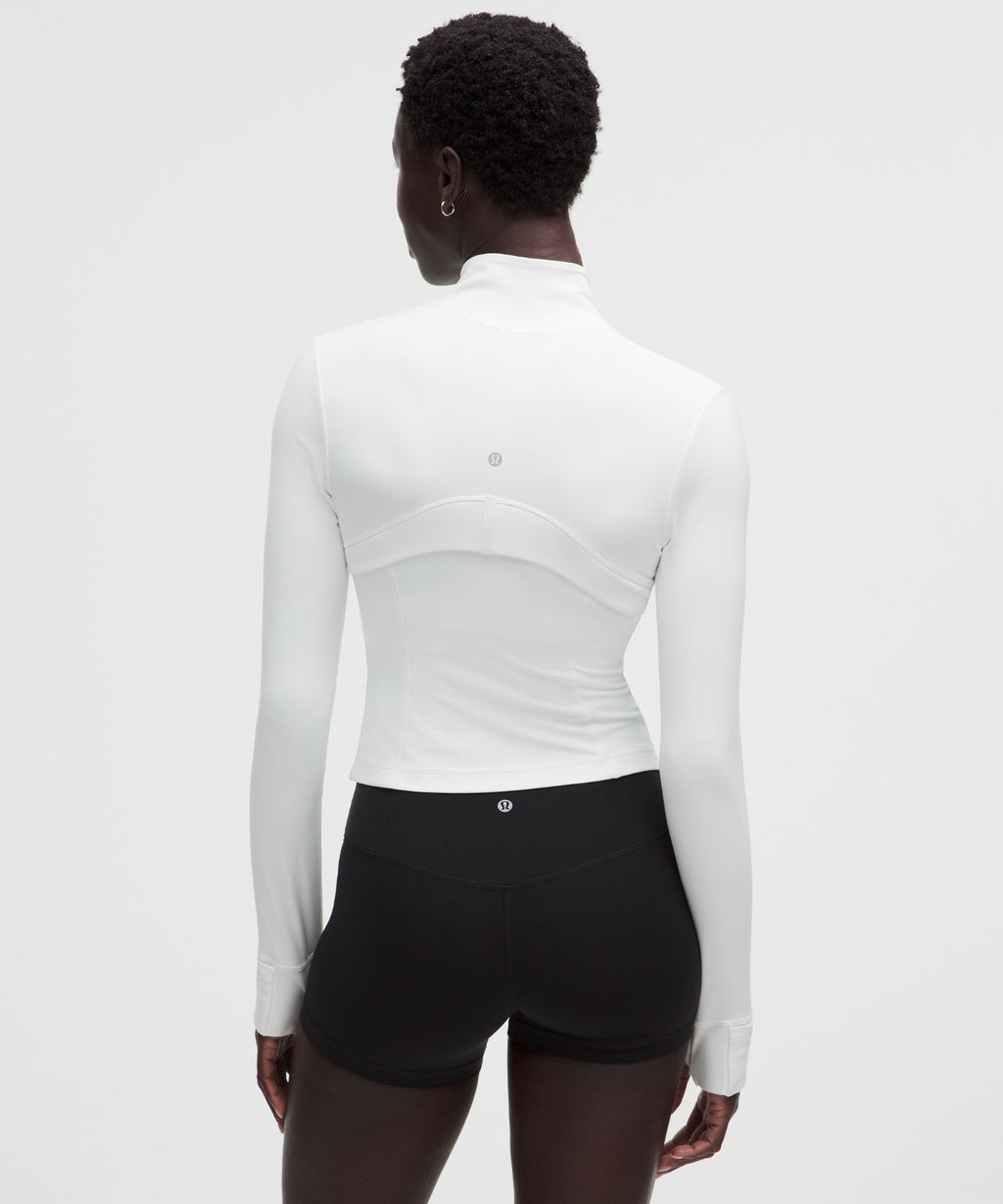 Define Cropped Jacket *Nulu White